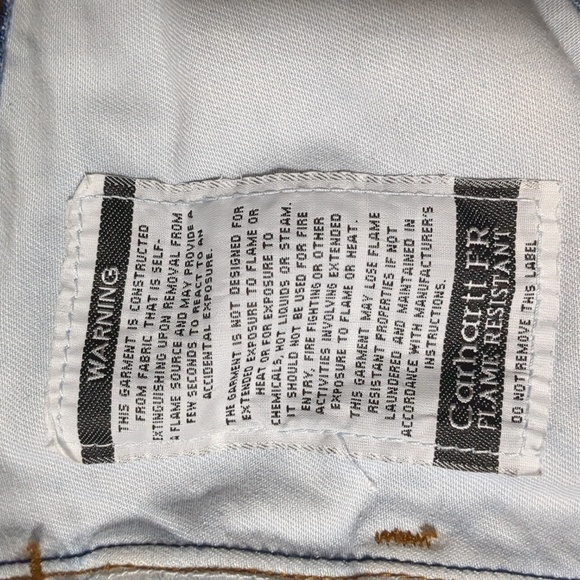 Carhartt FR (Flame Resistant) Jeans Mens 38x 32 RN 14806 - Picture 9 of 13